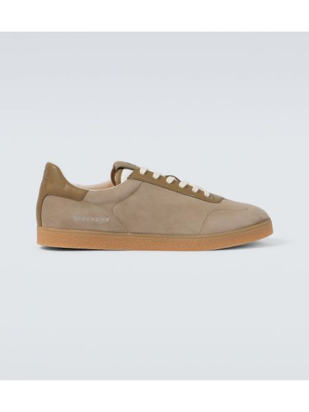 Läder sneakers Givenchy beige