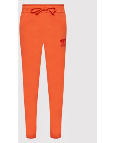 Kalhoty Diadora, oranžová