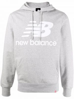 Hoodie New Balance grå