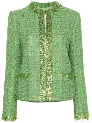 Tweed flitteres dzseki Valentino Garavani zöld