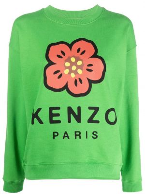 Trykt sweatshirt Kenzo grønn