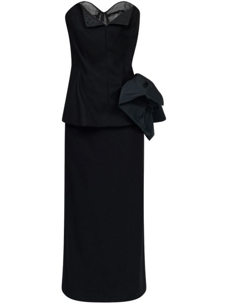 Midi šaty Maison Margiela černé