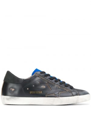 Stjernemønster lær sneakers Golden Goose