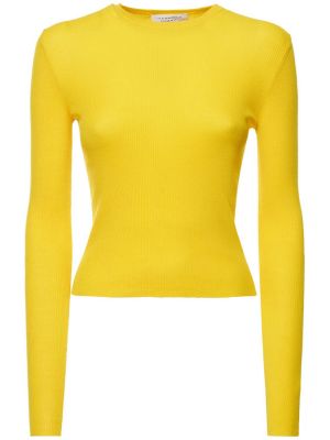 Vlnený sveter Gabriela Hearst žltá