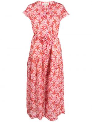 Mini šaty s potiskem Saloni růžové