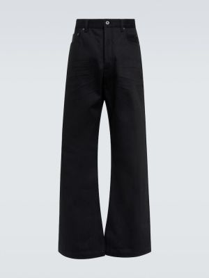 Jeansy relaxed fit Drkshdw By Rick Owens czarne