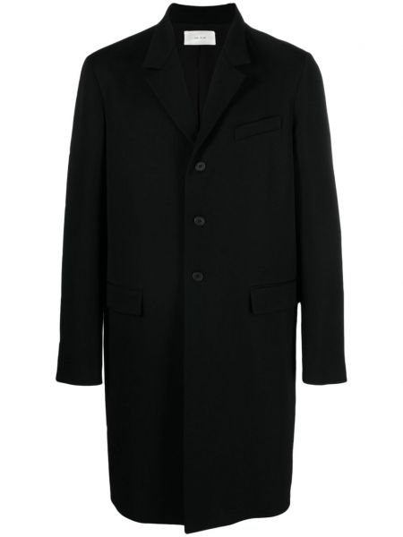 Vlnený kabát The Row čierna