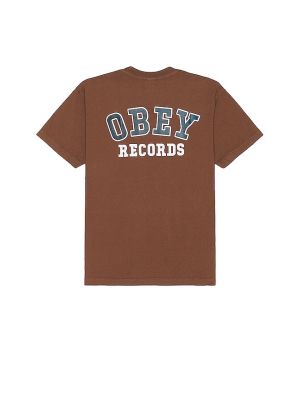 Camiseta Obey marrón