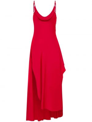 Μεταξωτή μάξι φόρεμα Nicholas κόκκινο
