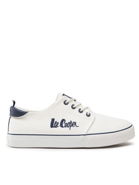 Chaussures de ville Lee Cooper blanc