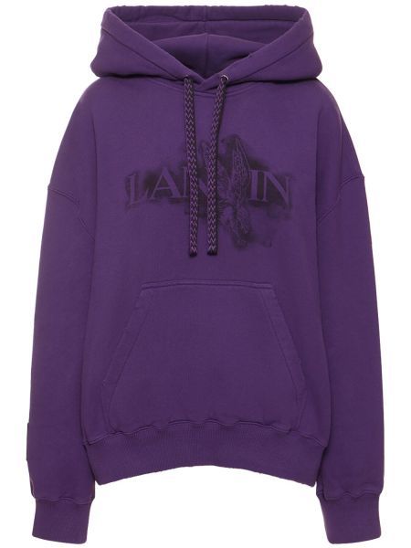 Džemperis su gobtuvu Lanvin violetinė