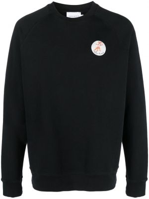 Пуловер с принт Maison Kitsuné черно