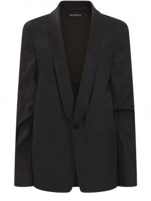 Легкая прямая куртка с отложным воротником Saina Ann Demeulemeester, темно-коричневый