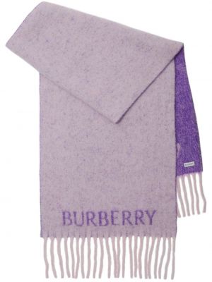 Echarpe en laine en alpaga Burberry violet