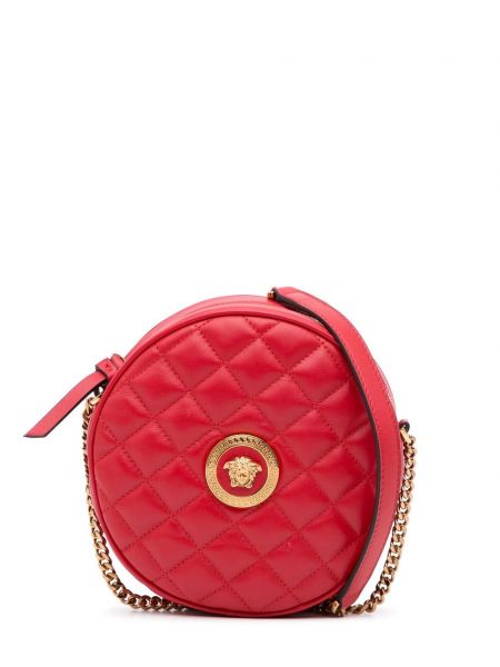 Prošívaná taška přes rameno Versace Pre-owned červená