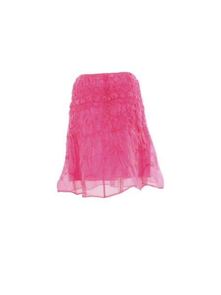 Mini falda plisada Cecilie Bahnsen rosa