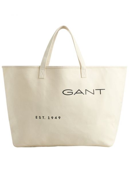 Shopperka Gant beżowa