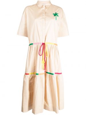 Bavlněné šaty s výšivkou Mira Mikati