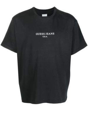 T-shirt Guess Usa svart