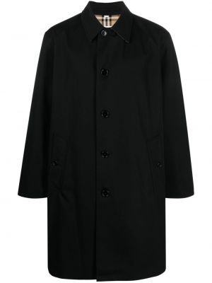 Hímzett kabát Burberry fekete