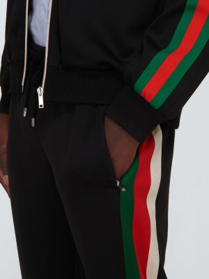 Pantaloni tuta in neoprene Gucci nero
