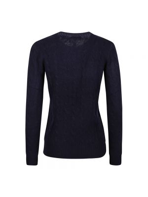 Sweter z długim rękawem Ralph Lauren niebieski