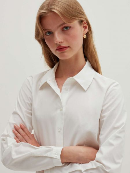 Белая блузка Stefanel