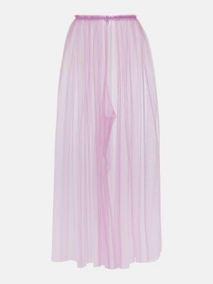 Прозрачные брюки из тюля Noir Kei Ninomiya розовые