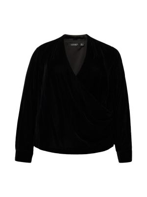 Блуза Lauren Ralph Lauren Plus черно