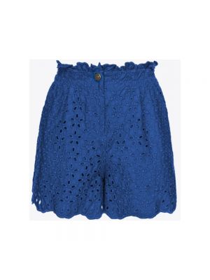 Pantalones cortos de algodón Pinko azul