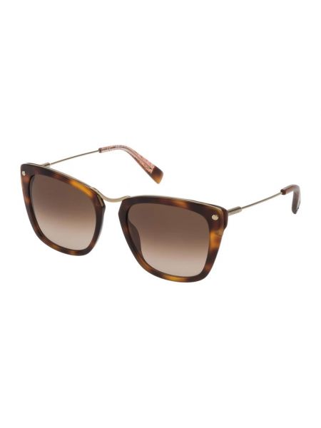 Okulary przeciwsłoneczne gradientowe eleganckie Furla brązowe