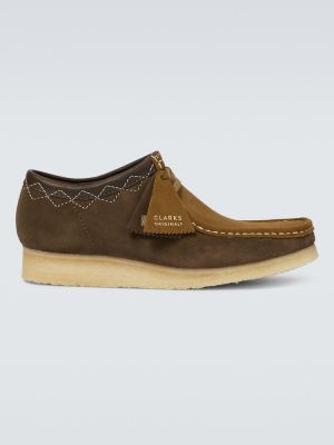 Zomšinės auliniai batai Clarks Originals ruda