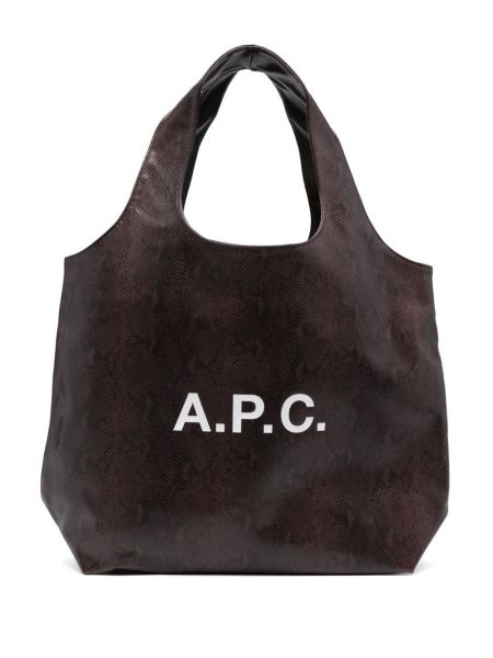 Shopping bag A.p.c. lilla