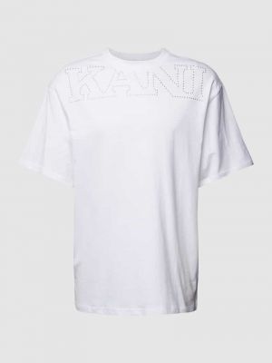 Koszulka z nadrukiem Karl Kani biała