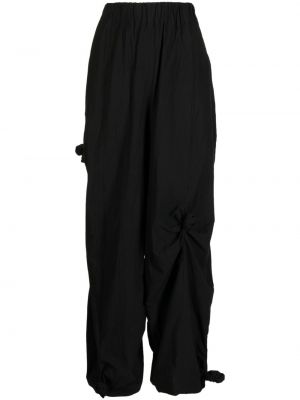 Spodnie sportowe bawełniane Lauren Manoogian czarne
