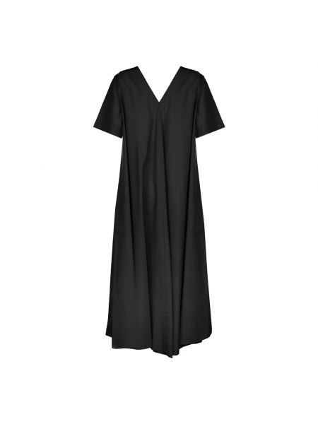 Sukienka długa z dekoltem w serek Ottodame czarna