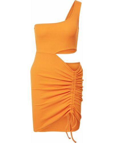 Nailoninis mini suknele Neon & Nylon oranžinė