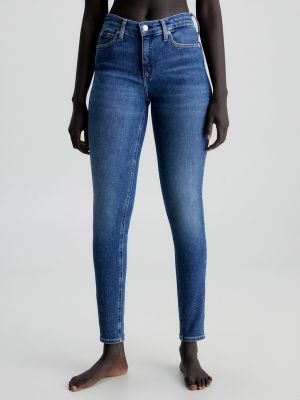 Vaqueros skinny de cintura alta Calvin Klein Jeans azul