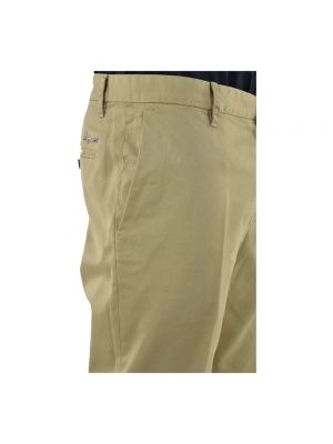 Pantalones chinos de algodón Dsquared2 beige