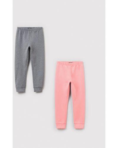 OVS Set 2 perechi de pantaloni 1339479 Colorat Regular Fit