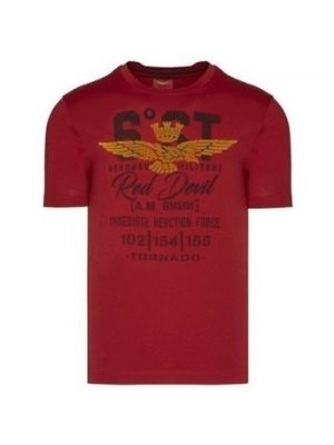 Tričko s krátkými rukávy Aeronautica Militare červené