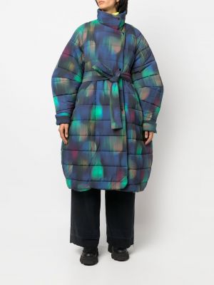 Oversized kabát Henrik Vibskov modrý