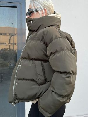 Oversized kabát Madmext khaki