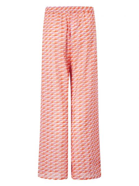 Hose aus baumwoll mit print Jimmy Choo pink