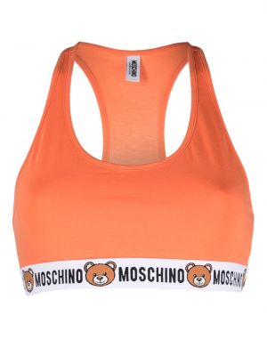 Športni modrček Moschino oranžna