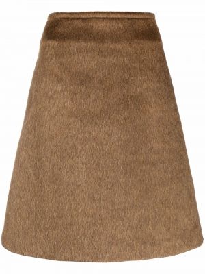 Falda Bottega Veneta marrón