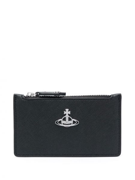 Peňaženka na zips Vivienne Westwood čierna