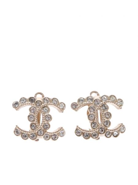 Σκουλαρίκια επιχρυσωμένα Chanel Pre-owned χρυσό
