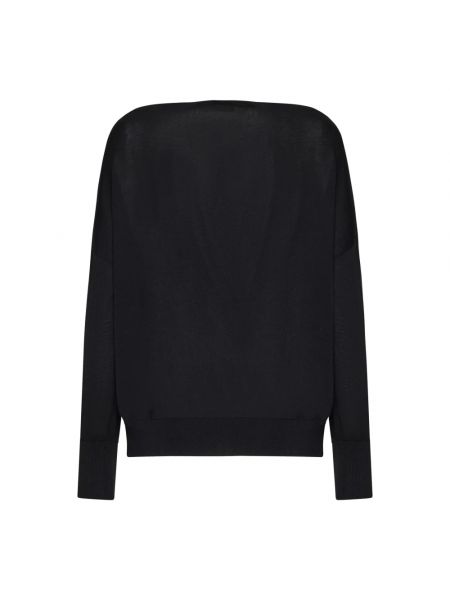 Jersey de tela jersey Kaos negro