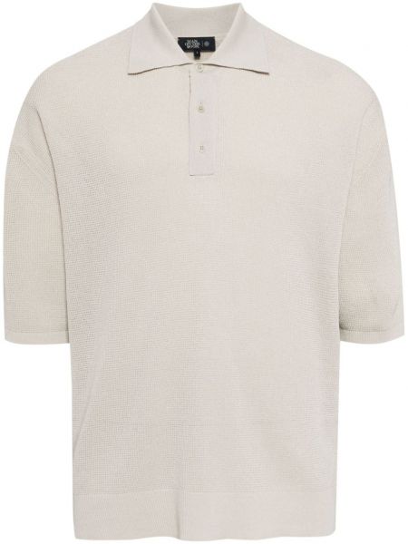 Strick poloshirt Man On The Boon. beige